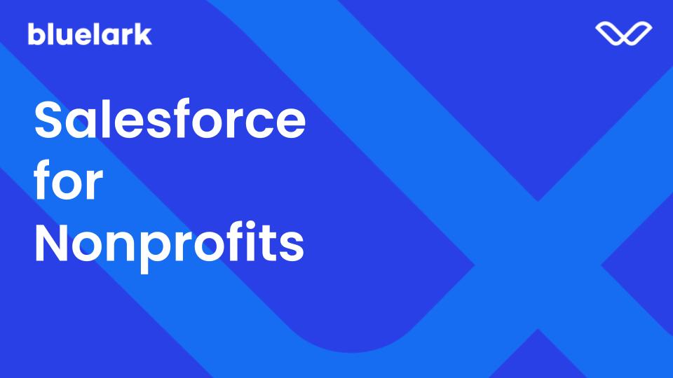 Bluelark Salesforce for Nonprofits