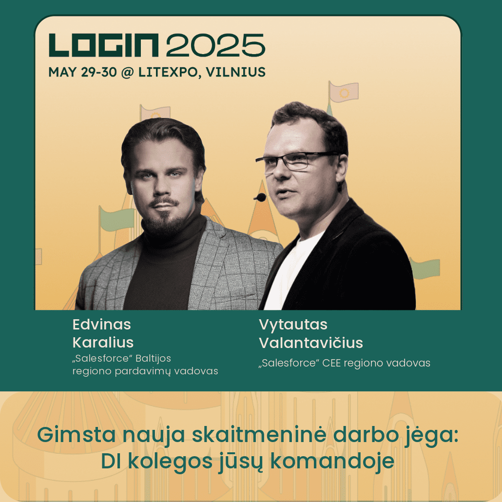 Login pranešimas Salesforce x Bluelark